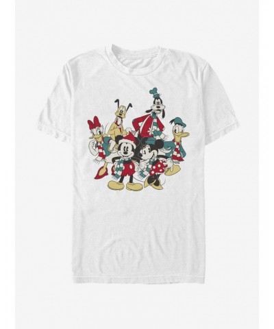 Disney Mickey Mouse Holiday Group T-Shirt $8.03 T-Shirts