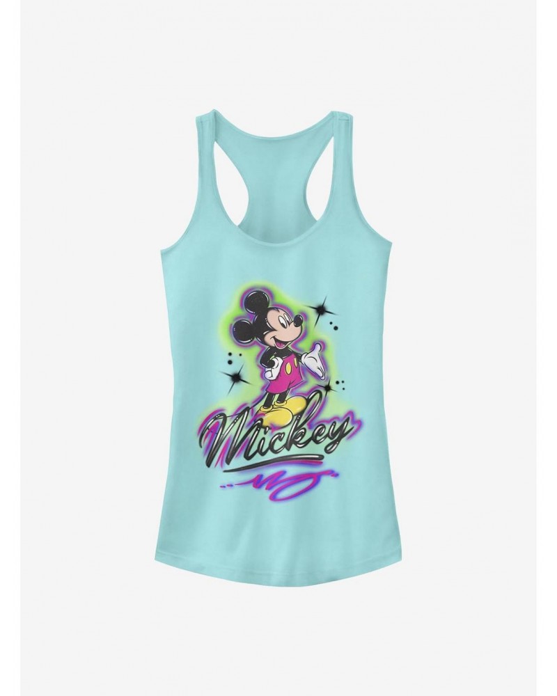 Disney Mickey Mouse Airbrush Mickey Girls Tank $8.57 Tanks