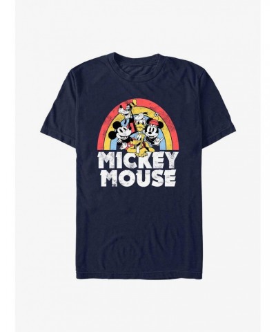 Disney Mickey Mouse Friends Under The Rainbow T-Shirt $6.69 T-Shirts