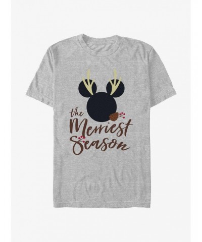 Disney Mickey Mouse Merriest Season T-Shirt $9.37 T-Shirts