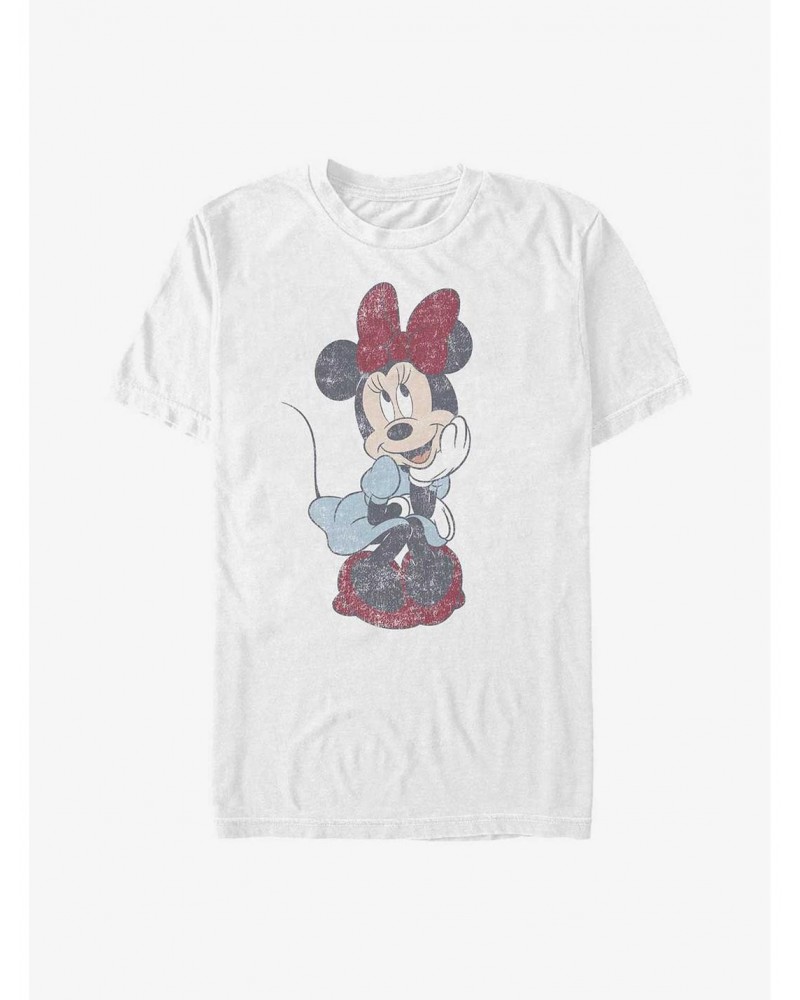 Disney Minnie Mouse Simple Minnie Sit T-Shirt $6.69 T-Shirts