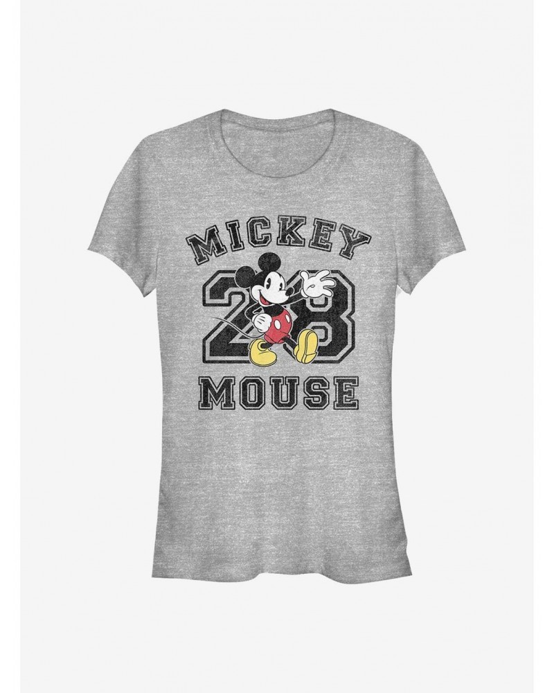 Disney Mickey Mouse Mickey Mouse Collegiate Girls T-Shirt $9.36 T-Shirts