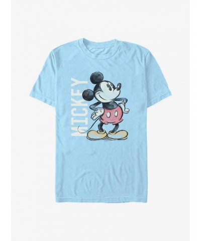 Disney Mickey Mouse Charcoal Mickey T-Shirt $6.69 T-Shirts