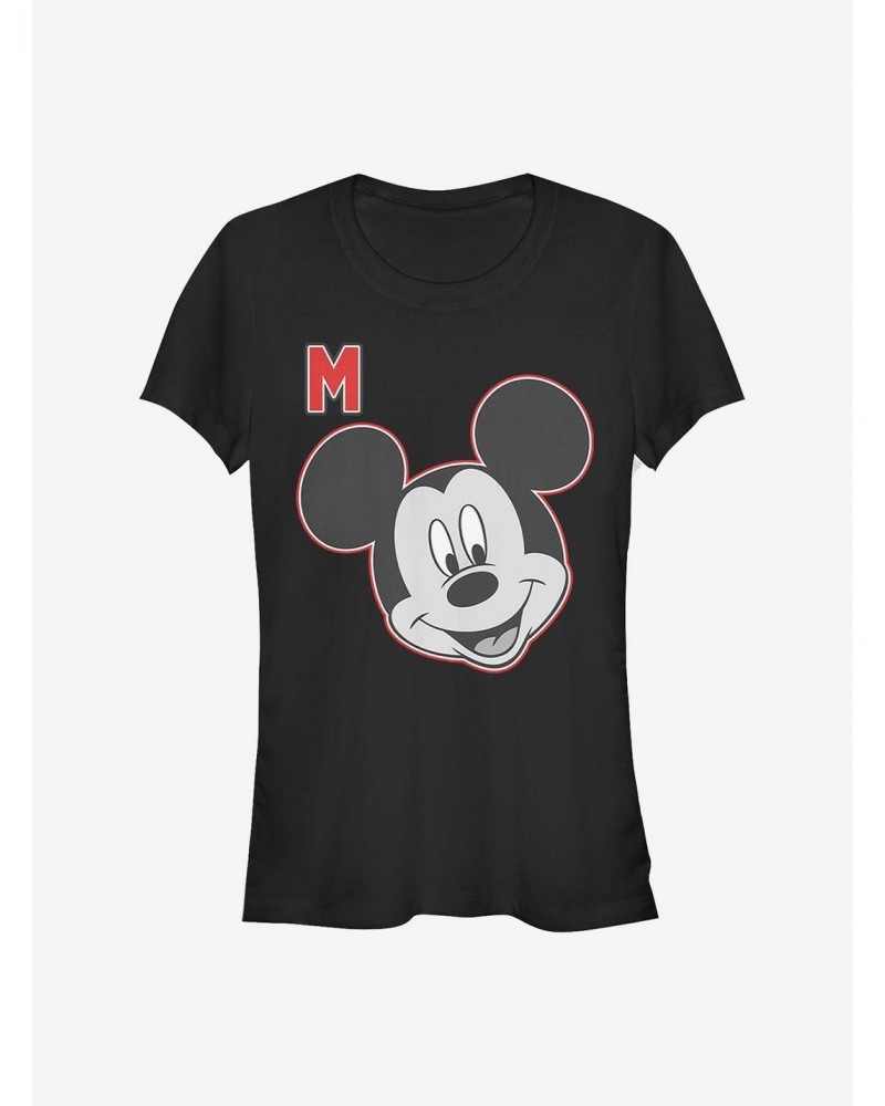 Disney Mickey Mouse Letter Mickey Girls T-Shirt $9.56 T-Shirts