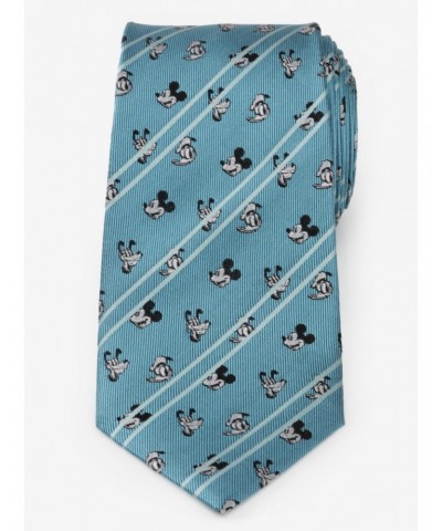 Disney Mickey and Friends Aqua Striped Tie $23.64 Ties