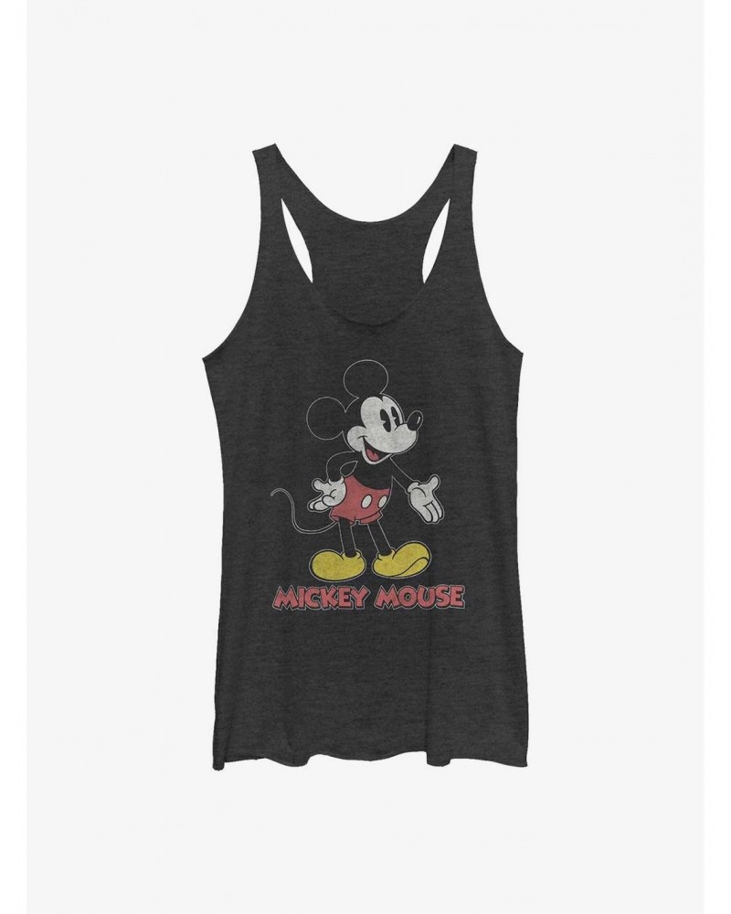 Disney Mickey Mouse 70's Mickey Girls Tank $9.53 Tanks