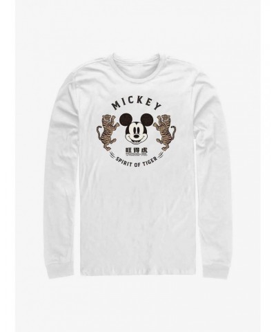 Disney Mickey Mouse Spirit of Tiger Long-Sleeve T-Shirt $9.21 T-Shirts
