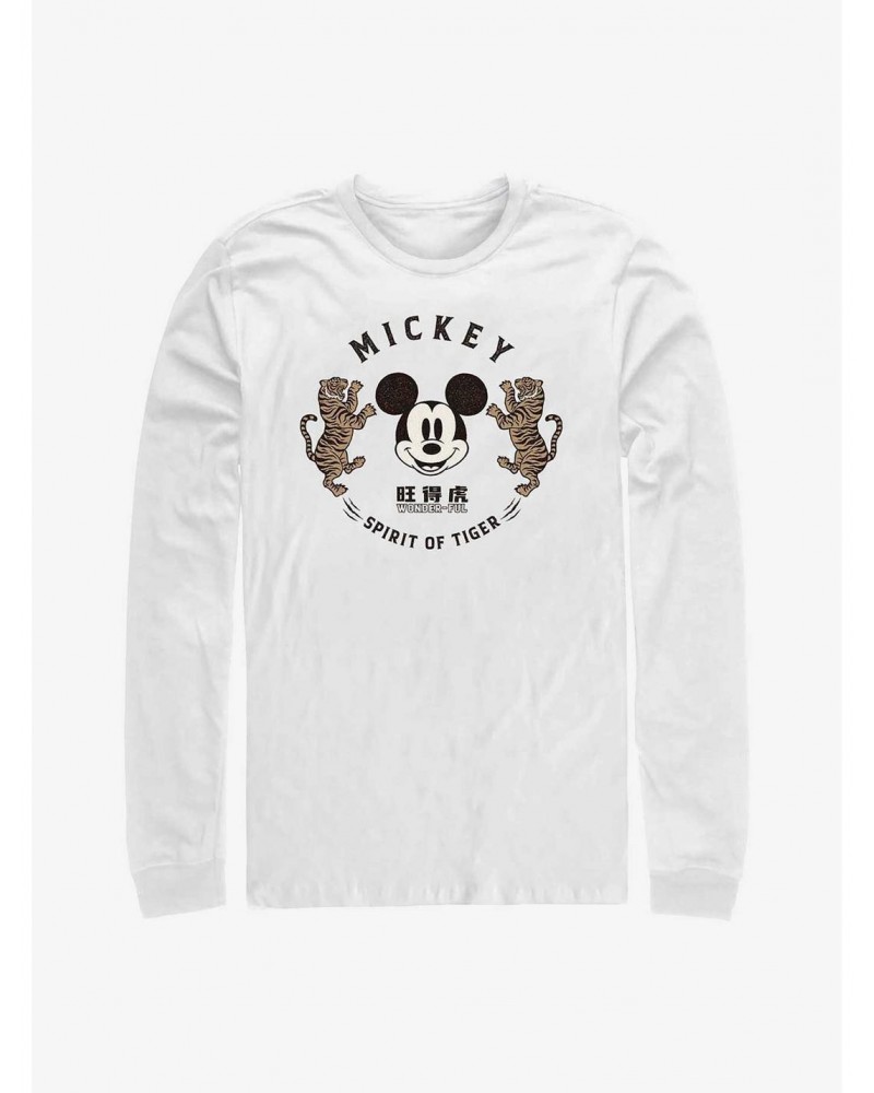 Disney Mickey Mouse Spirit of Tiger Long-Sleeve T-Shirt $9.21 T-Shirts