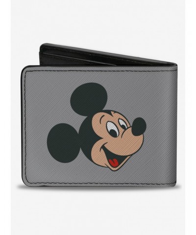 Disney100 Mickey Mouse Club Pose and Face Bifold Wallet $10.29 Wallets