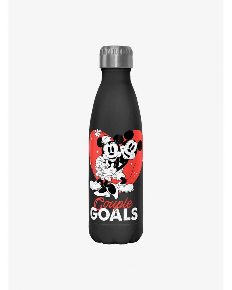 Disney Mickey Mouse Mickey and Minnie Couple Goals Water Bottle $8.17 Water Bottles