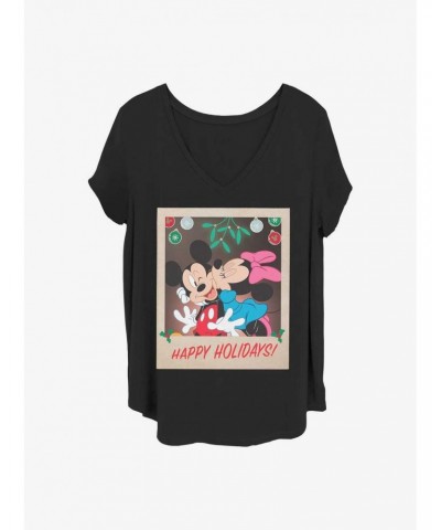 Disney Mickey Mouse Holiday Polaroid Girls T-Shirt Plus Size $7.17 T-Shirts