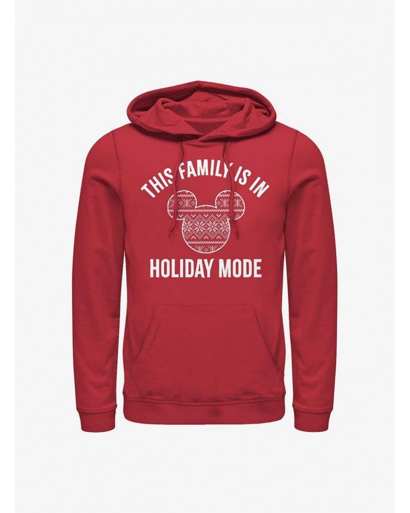 Disney Mickey Mouse Family Holiday Mode Hoodie $12.21 Hoodies