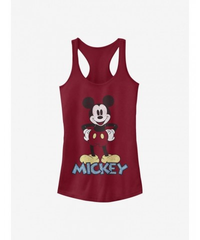 Disney Mickey Mouse 90's Mickey Girls Tank $7.57 Tanks