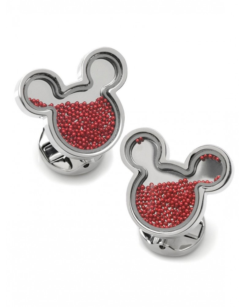 Disney Mickey Mouse Red Caviar Bead Cufflinks $92.11 Cufflinks