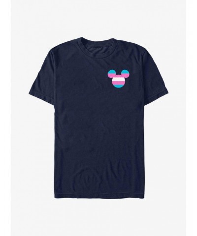 Disney Mickey Mouse Transgender Pride Badge Pride T-Shirt $8.80 T-Shirts