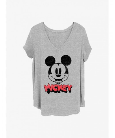 Disney Mickey Mouse Heads Up Girls T-Shirt Plus Size $8.32 T-Shirts
