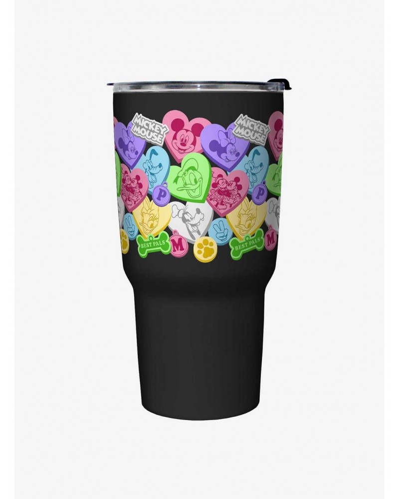 Disney Mickey Mouse Candy Hearts Travel Mug $7.65 Mugs