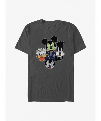 Disney Mickey Mouse Halloween Heads T-Shirt $5.93 T-Shirts