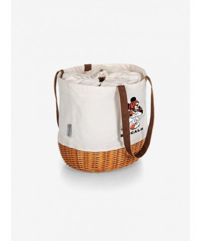 Disney Mickey Mouse NFL Cincinnati Bengals Canvas Willow Basket Tote $24.66 Totes