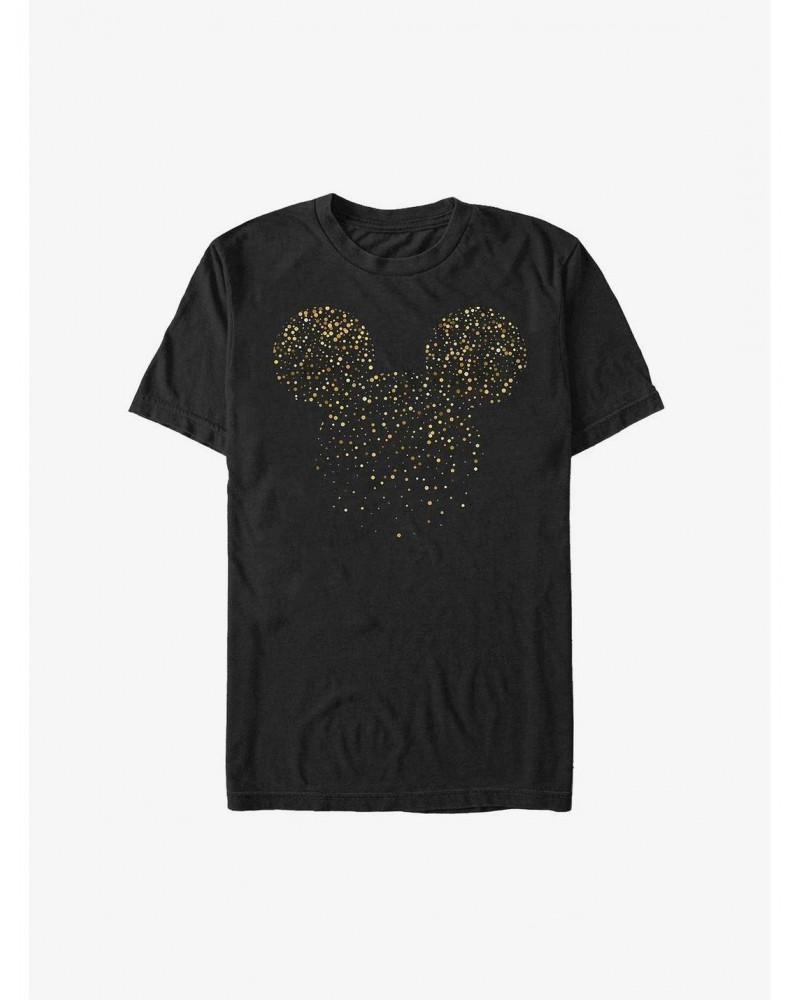 Disney Mickey Mouse Confetti Fill Ears Extra Soft T-Shirt $10.29 T-Shirts