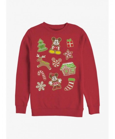Disney Mickey Mouse Gingerbread Mouses Crew Sweatshirt $13.87 Sweatshirts