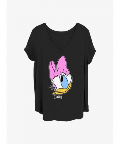 Disney Mickey Mouse Daisy Big Face Girls T-Shirt Plus Size $11.56 T-Shirts