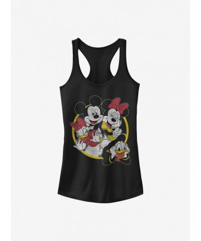 Disney Mickey Mouse Disney Mickey Mouse Group Girls Tank $7.57 Tanks
