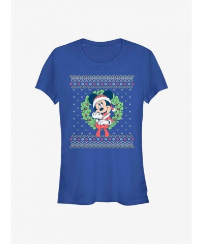 Disney Mickey Mouse Mickey Christmas Girls T-Shirt $8.57 T-Shirts