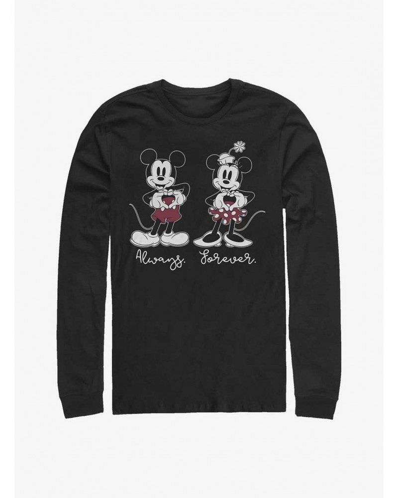 Disney Mickey Mouse Always Forever Long-Sleeve T-Shirt $10.53 T-Shirts