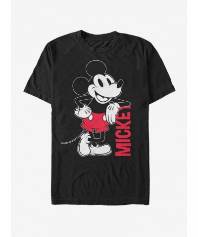 Disney Mickey Mouse Mickey Leaning T-Shirt $6.31 T-Shirts
