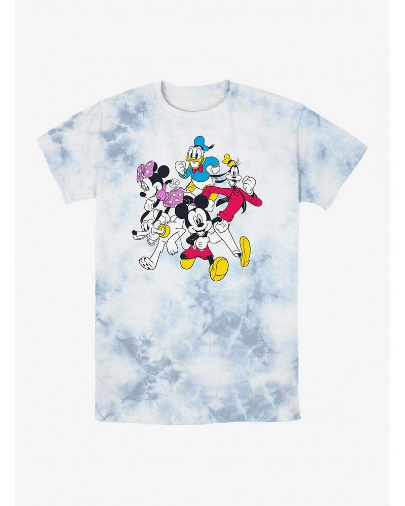 Disney Mickey Mouse Fun Run Tie-Dye T-Shirt $7.25 T-Shirts