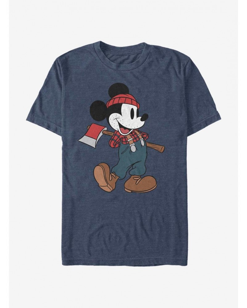 Disney Mickey Mouse Lumberjack Mickey T-Shirt $5.74 T-Shirts