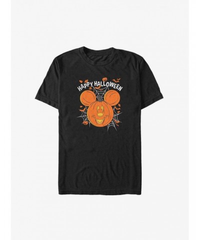 Disney Mickey Mouse Happy Halloween Jack-O'-Lantern Big & Tall T-Shirt $11.48 T-Shirts