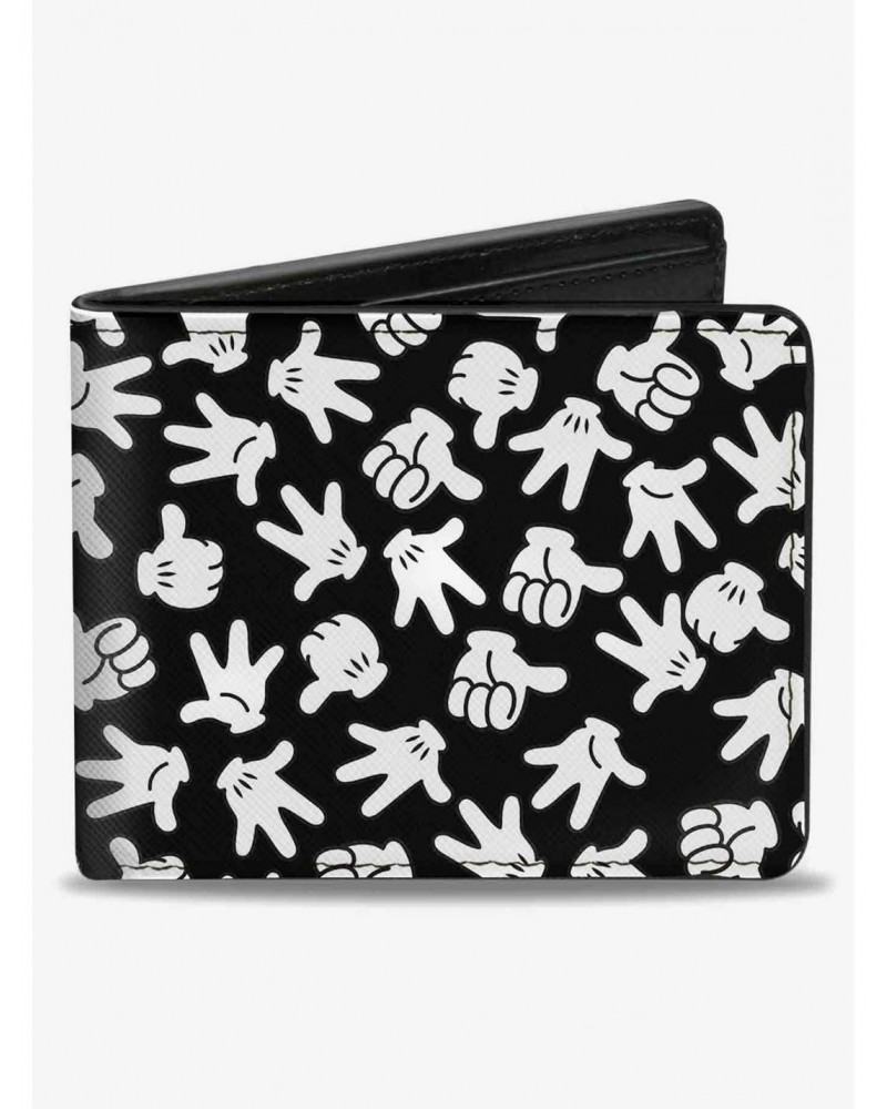 Disney Mickey Mouse Hand Gestures ScatteBifold Wallet $10.45 Wallets