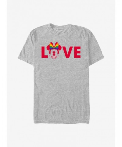 Disney Minnie Mouse Minnie Love Rainbow Pride T-Shirt $8.60 T-Shirts