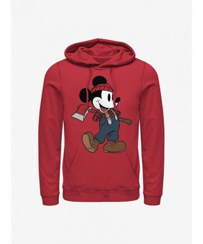 Disney Mickey Mouse Lumberjack Mickey Hoodie $13.65 Hoodies