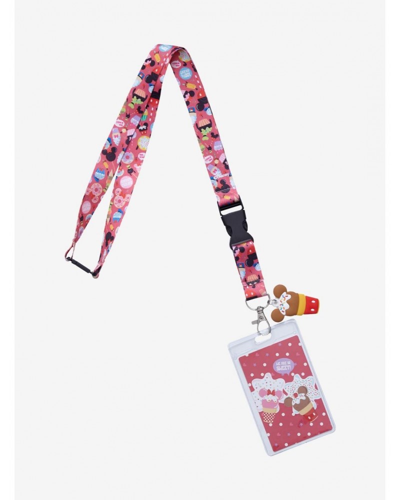 Disney Mickey Mouse & Minnie Mouse Sweets Lanyard $3.13 Lanyards