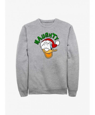 Disney Mickey Mouse Naughty Holiday Donald Sweatshirt $10.92 Sweatshirts