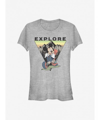 Disney Mickey Mouse Explore Mickey Travel Girls T-Shirt $9.16 T-Shirts