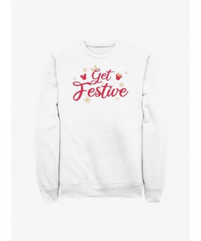 Disney Mickey Mouse Get Festive Crew Sweatshirt $10.04 Sweatshirts