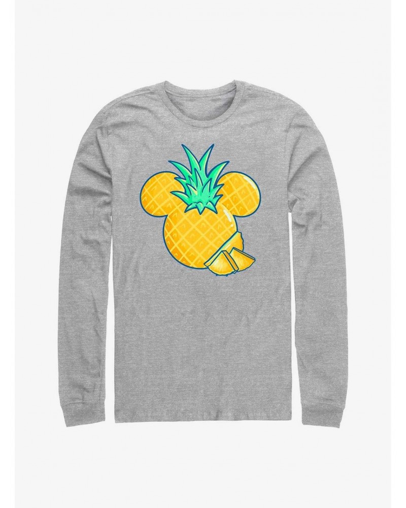 Disney Mickey Mouse Pineapple Long-Sleeve T-Shirt $10.26 T-Shirts