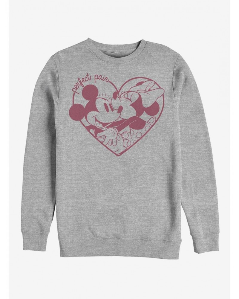 Disney Mickey Mouse Perfect Pair Crew Sweatshirt $10.92 Sweatshirts