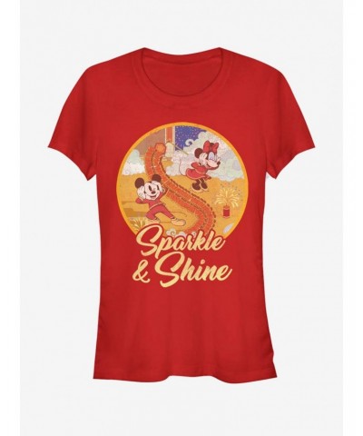 Disney Mickey Mouse Sparkle And Shine Girls T-Shirt $9.96 T-Shirts