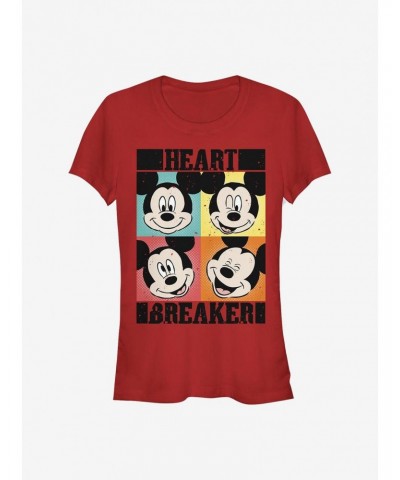 Disney Mickey Mouse Mickey Heart Girls T-Shirt $8.76 T-Shirts