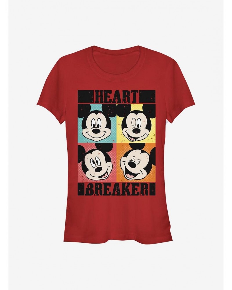 Disney Mickey Mouse Mickey Heart Girls T-Shirt $8.76 T-Shirts