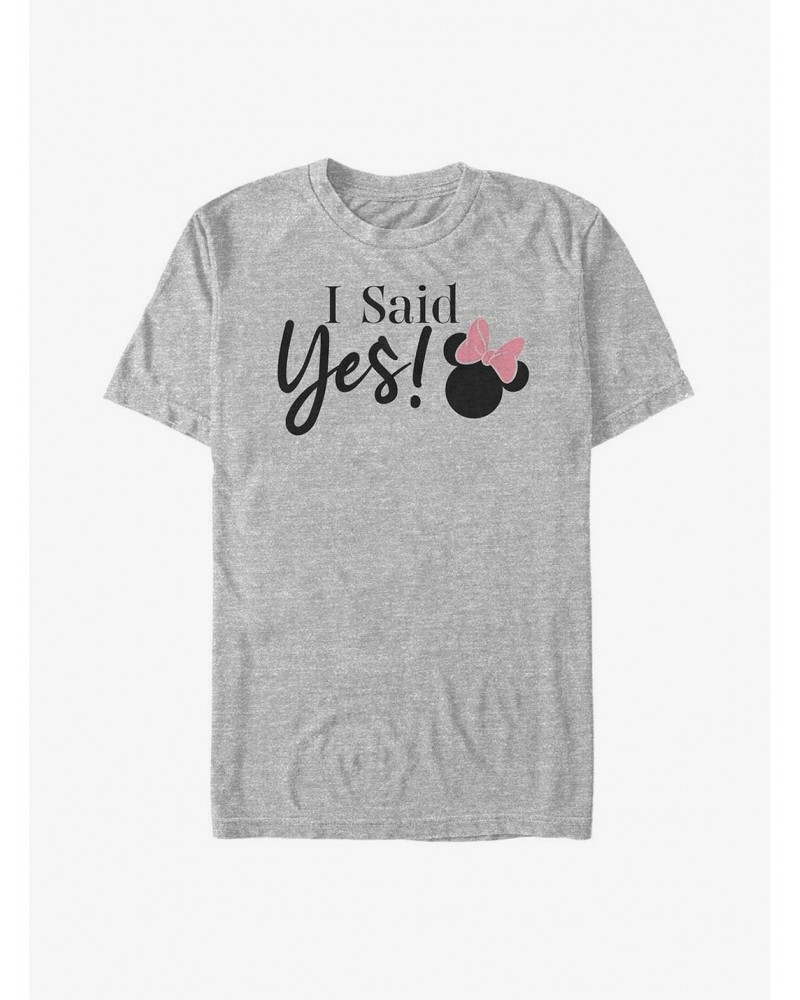 Disney Minnie Mouse I Said Yes T-Shirt $7.07 T-Shirts