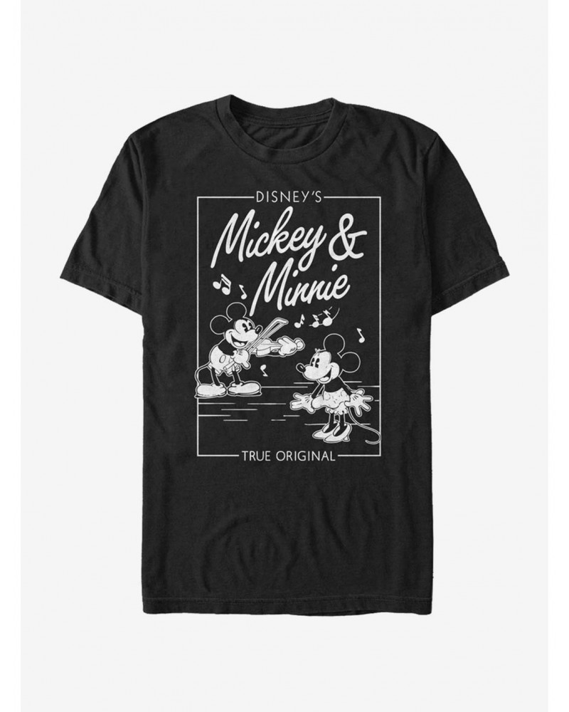 Disney Mickey Mouse Mickey Minnie Music Cover T-Shirt $6.31 T-Shirts