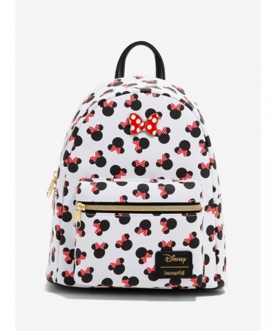 Loungefly Disney Minnie Mouse Heads Mini Backpack $28.15 Backpacks