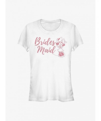 Disney Minnie Mouse Bridesmaid Girls T-Shirt $9.36 T-Shirts