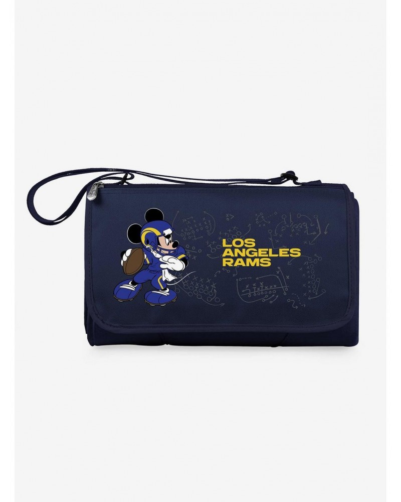 Disney Mickey Mouse NFL Los Angeles Rams Outdoor Picnic Blanket $14.05 Blankets